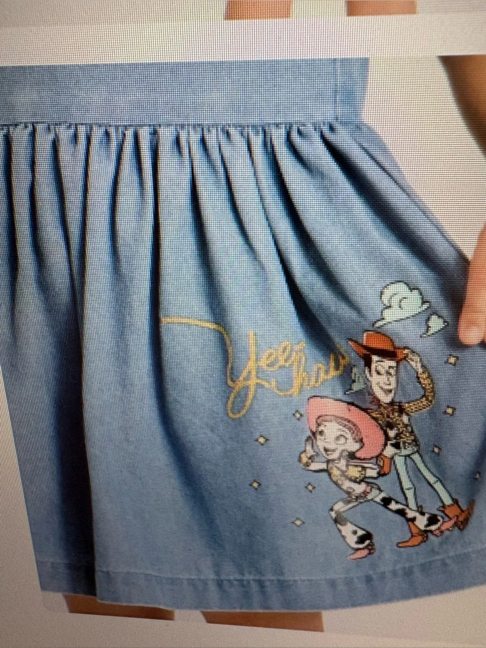 Disney Toy Story Jessie Sleeveless Chambray Dress Size 3T NWT